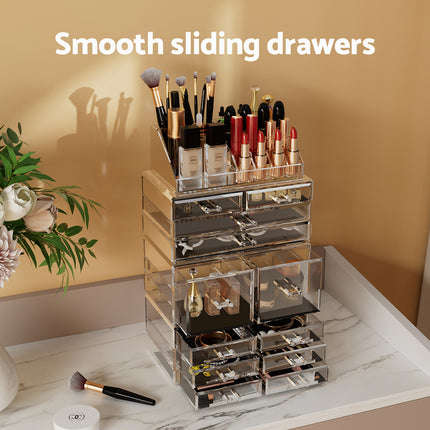 Embellir Makeup Organizer Acrylic Cosmetic Organizer Storage Box Jewellery Holder 5