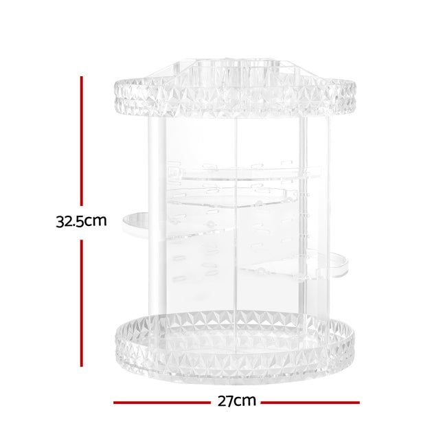Embellir Makeup Organizer Acrylic Rotating Cosmetic Organizer Storage Display Holder 2