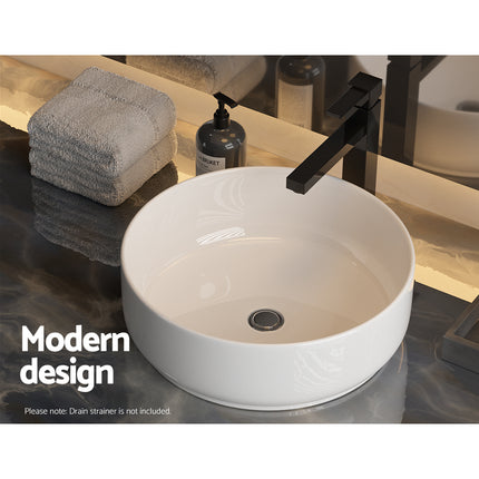 Cefito Bathroom Basin Ceramic Vanity Sink Hand Wash Bowl 35x12cm 5