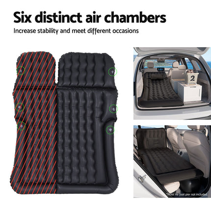 Weisshorn Car Mattress 175x130 Inflatable SUV Back Seat Camping Bed Black 5