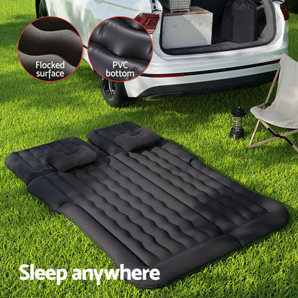Weisshorn Car Mattress 175x130 Inflatable SUV Back Seat Camping Bed Black 6