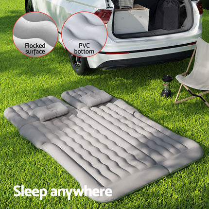 Weisshorn Car Mattress 175x130 Inflatable SUV Back Seat Camping Bed Grey 6