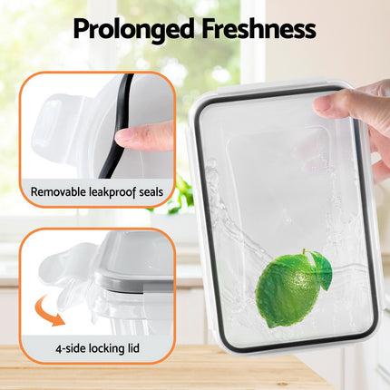 5-Star Chef Cereal Dispenser Food Storage Container 16PCS 6