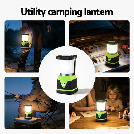Weisshorn 2-Pack LED Camping Lanterns, 1000LM Super Bright Waterproof Portable Emergency Tent Lights 4