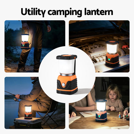 Weisshorn 2-Pack LED Camping Lanterns, 1000LM Super Bright Waterproof Portable Emergency Tent Lights 4