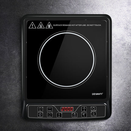 Devanti Induction Cooktop 30cm Portable Cooker 8