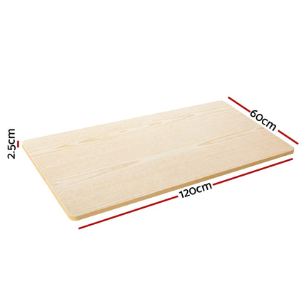 Artiss Standing Desk Top White Oak 120CM 2