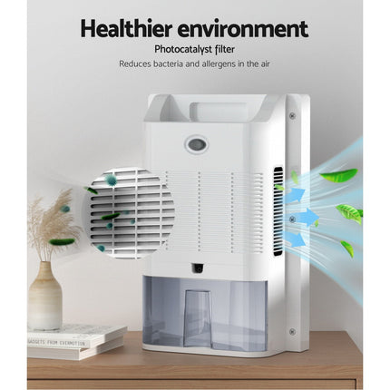 Devanti Dehumidifier 2L Air Purifier White 5