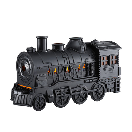 Devanti Train Aroma Diffuser Essential Oil Humidifier 300ml Smoke Ring LED Timer 8