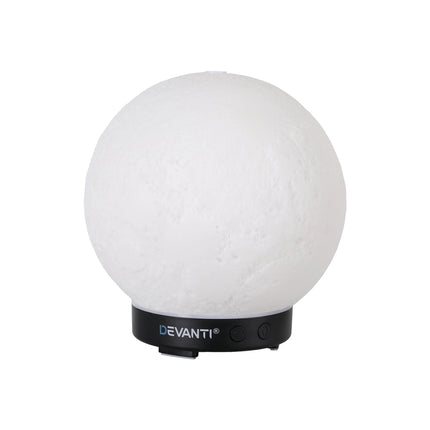 Devanti Ultrasonic Aroma Diffuser Aromatherapy Moon Lamp 100ml