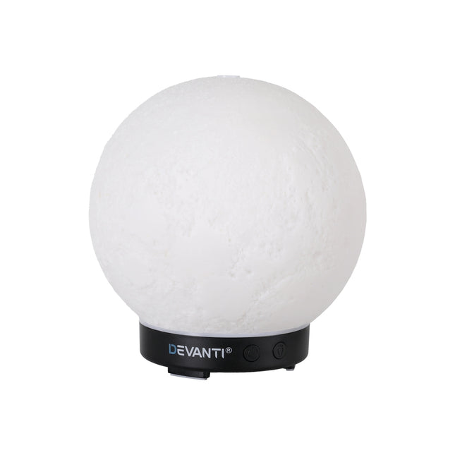 Devanti Ultrasonic Aroma Diffuser Aromatherapy Moon Lamp 100ml