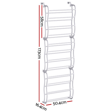 Artiss Shoe Rack Hanging Over Door Organiser 24 Pairs Eric 2