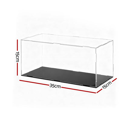 Artiss Clear Acrylic Display Case Dustproof Protection Box For Car Toys 15CM 3