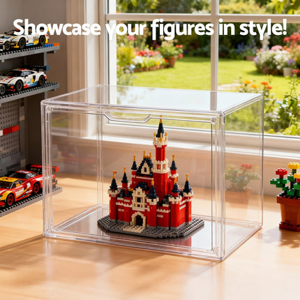 Artiss Clear Acrylic Display Case Dustproof Protection Box For Toys 27CM 7