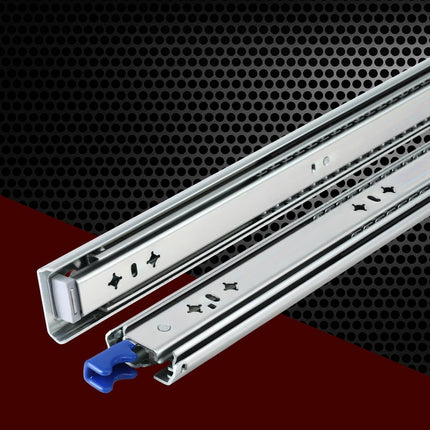 Giantz 2x Drawer Slides Heavy Duty Full Extension Locking 700-1400mm Length 7