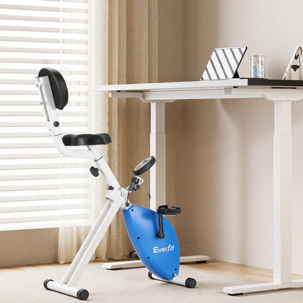 Everfit Under Desk Exercise Bike Magnetic Resistance X-bike Workouts 100kg Capacity 7