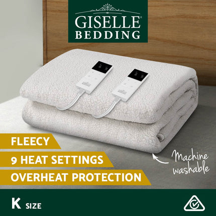 Giselle Electric Blanket Fleecy Underlay King 6