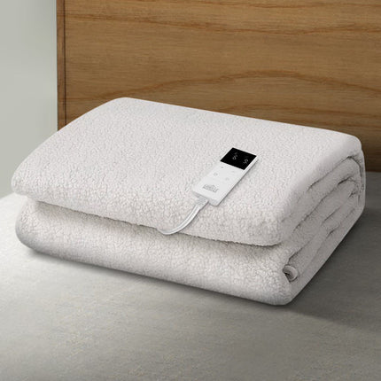 Giselle Bedding Single Size Electric Blanket Fleece 8