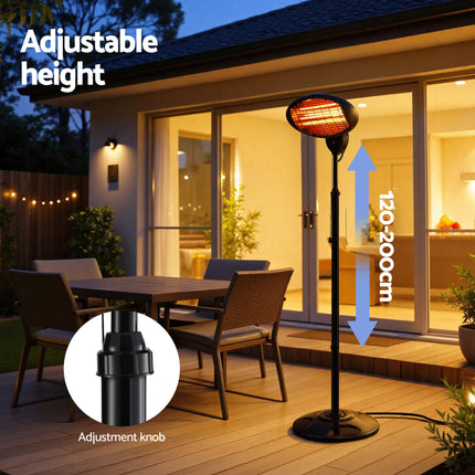 Devanti Electric Patio Heater 2000W 6
