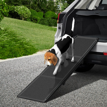 i.Pet Dog Ramp Pet Stairs Steps Car Travel SUV Ladder Foldable Portable Adjustable 8