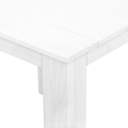 Gardeon Coffee Side Table Wooden Desk Outdoor Furniture Camping Garden White 4