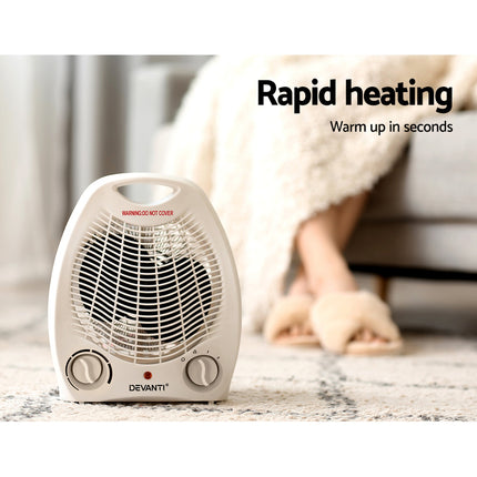 Devanti Electric Fan Heater 2000W 5