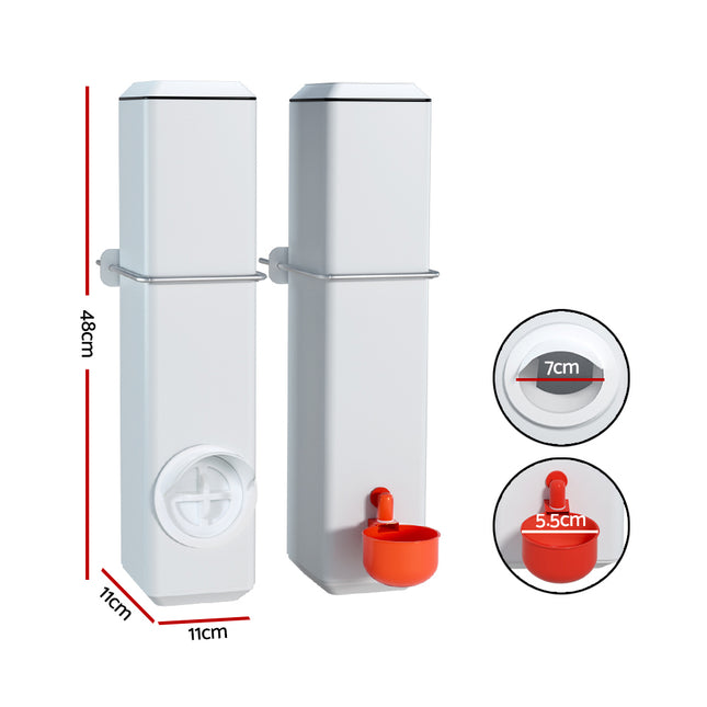 Giantz Chicken Feeder 4L Water Dispenser Automatic Waterer 2