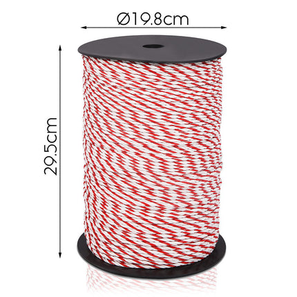 Giantz Electric Fence Poly Rope 500M 2