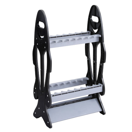 Seamanship Fishing Rod Holder 16 Storage Rack Fishing Pole Stand Garage Organizer Holds 3