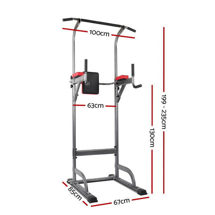 Everfit Weight Bench Chin Up Tower Bench Press Home Gym Wokout 200kg Capacity 2
