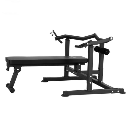 Everfit Chest Press Machine Home Gym Equipment Folding Workout Bench with Independent Arms Black 2