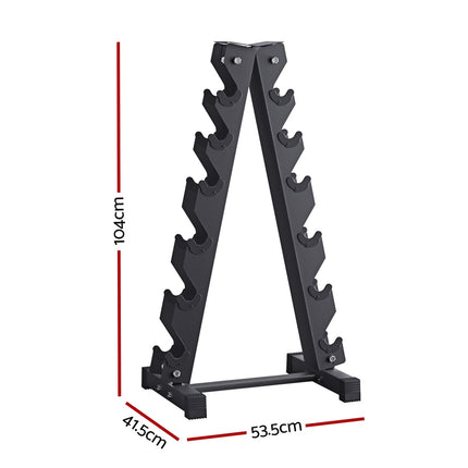 Everfit Dumbbells Rack 6 Tier Dumbbell Stand Home Gym Storage 200kg Capacity 2