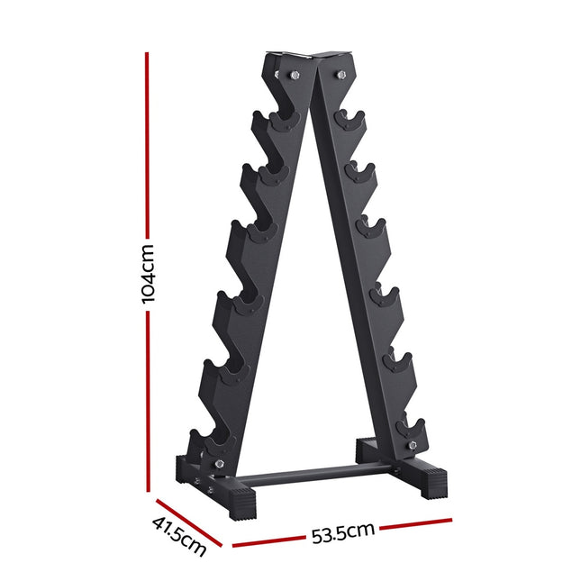 Everfit Dumbbells Rack 6 Tier Dumbbell Stand Home Gym Storage 200kg Capacity 2