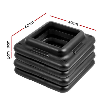 Everfit 4X Aerobic Step Riser Exercise Stepper Block Gym Home Fitness 2