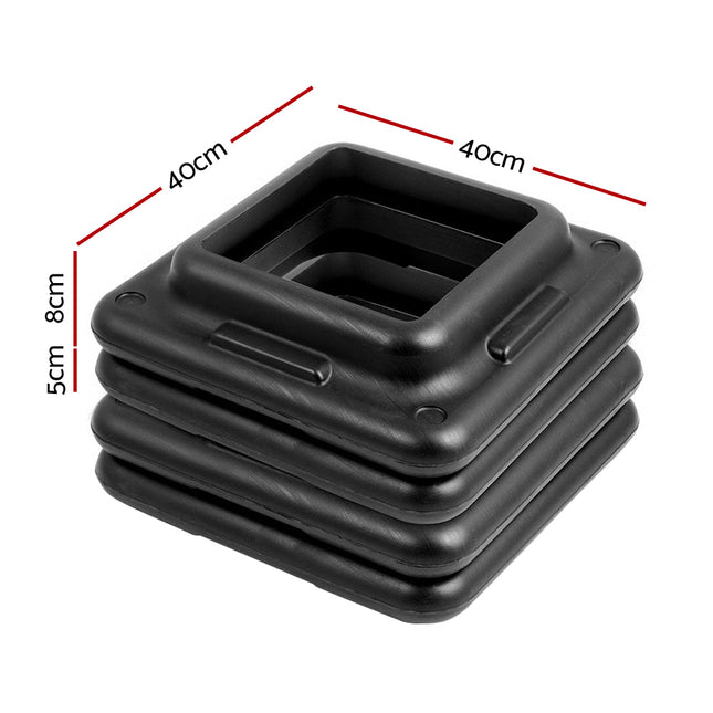 Everfit 4X Aerobic Step Riser Exercise Stepper Block Gym Home Fitness 2
