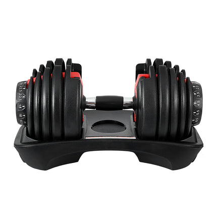Everfit 24kg Dumbbells Adjustable Dumbbell Weight Plates Home Gym 3