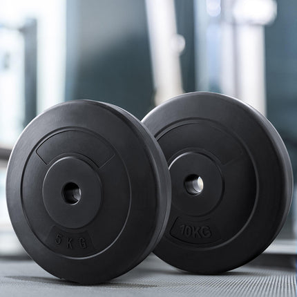 Everfit 30kg Barbell Weight Plates Standard Home Gym Press Fitness Exercise 7