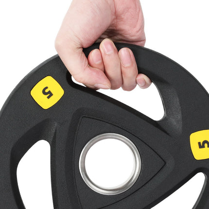 Everfit Weight Plates Olympic 5kg Dumbbells Barbells Plate Weight Lifting Home 3