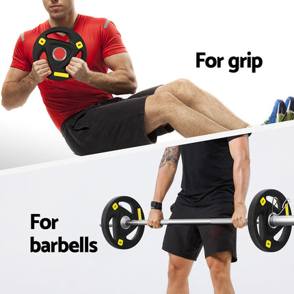 Everfit Weight Plates Olympic 5kg Dumbbells Barbells Plate Weight Lifting Home 6
