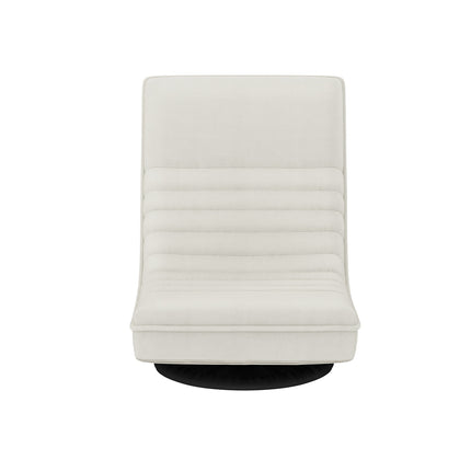 Artiss 2XFloor Chair Lounge Sofa Swivel Foldable Linen White