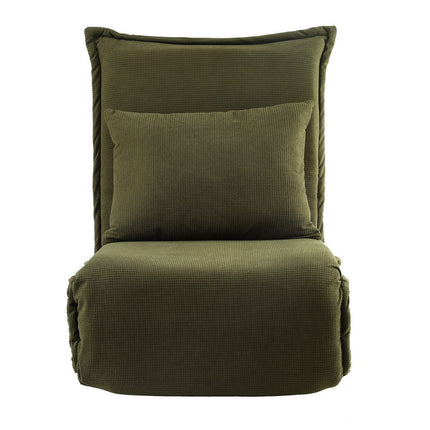 Artiss Floor Lounge Sofa Bed Foldable Green 3