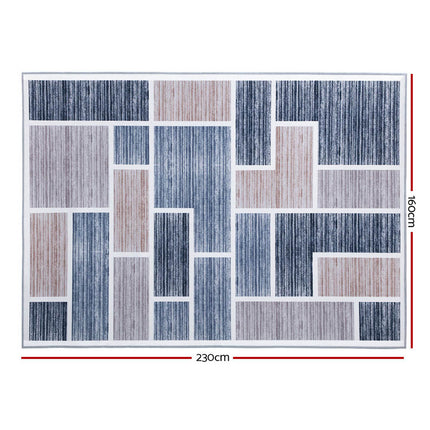 Artiss Rug 160x230cm Area Rug Large Carpet Soft Short Pile Modern Oblo 2
