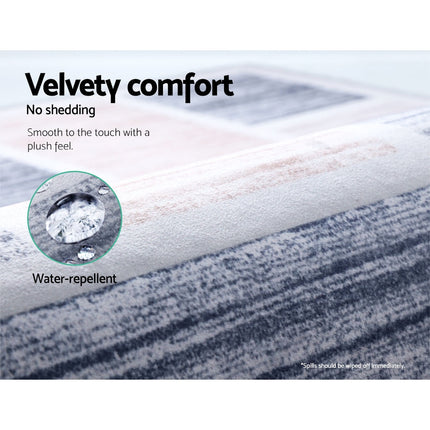 Artiss Rug 160x230cm Area Rug Large Carpet Soft Short Pile Modern Oblo 5
