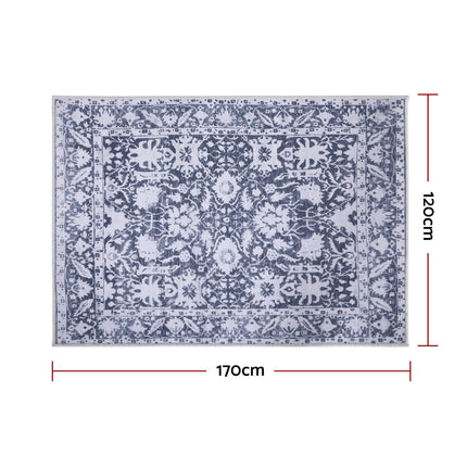 Artiss Floor Rug 120x170cm Soft Velvet Washable Modern Area Rug Floor Carpet Mat 3