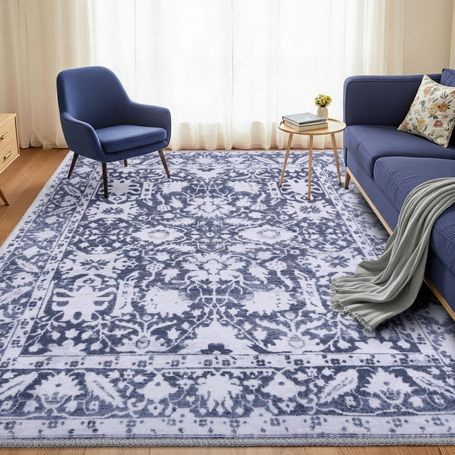 Artiss Floor Rug 240X340cm Soft Velvet Washable Modern Area Rug Floor Carpet Mat