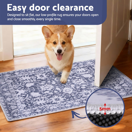 Artiss Floor Rug 50X80cm Doormat Soft Velvet Non-Slip Bath Mat Small Rug Modern 4