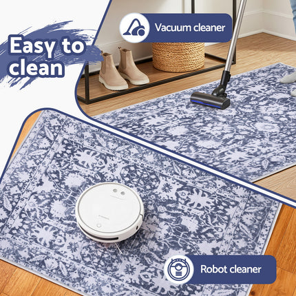 Artiss Floor Rug 50X80cm Doormat Soft Velvet Non-Slip Bath Mat Small Rug Modern 7