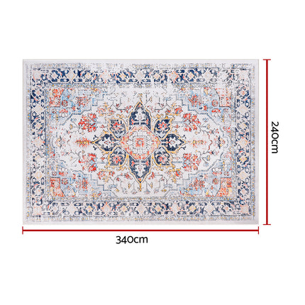 Artiss Floor Rug 240x340cm Large Washable Carpet 2
