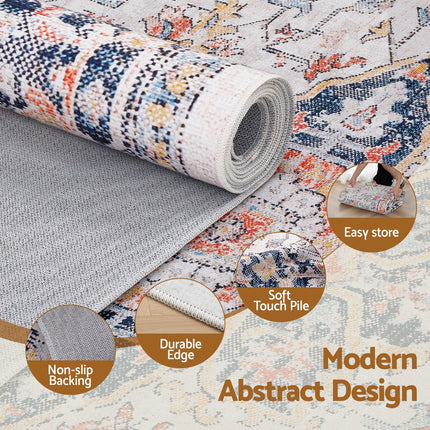Artiss Floor Rug 240x340cm Large Washable Carpet 4