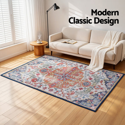 Artiss Floor Rug 120X170cm Large Washable Geometric Area Rug Modern Carpet Mat 4